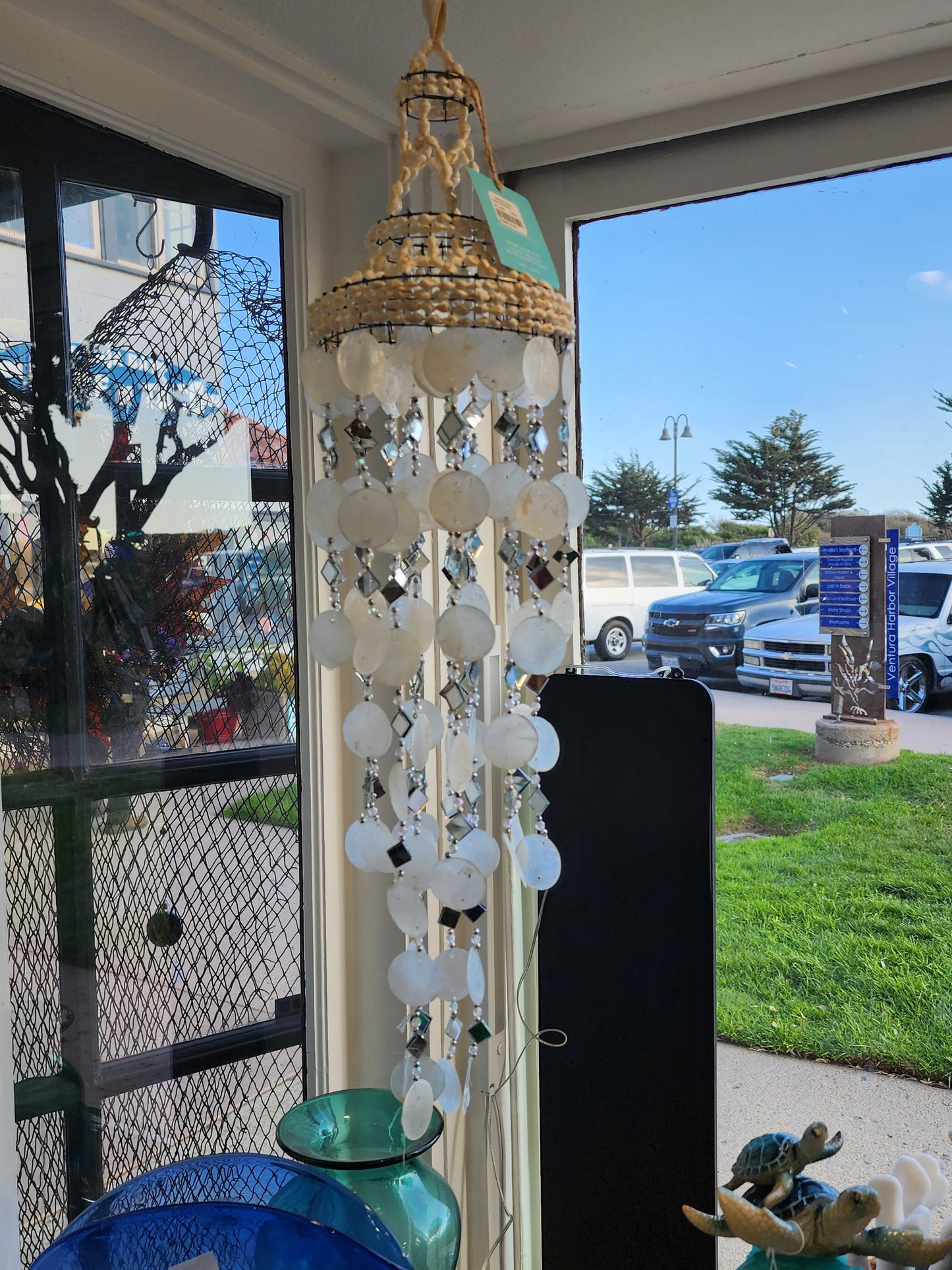 White Capiz Shell Mobile