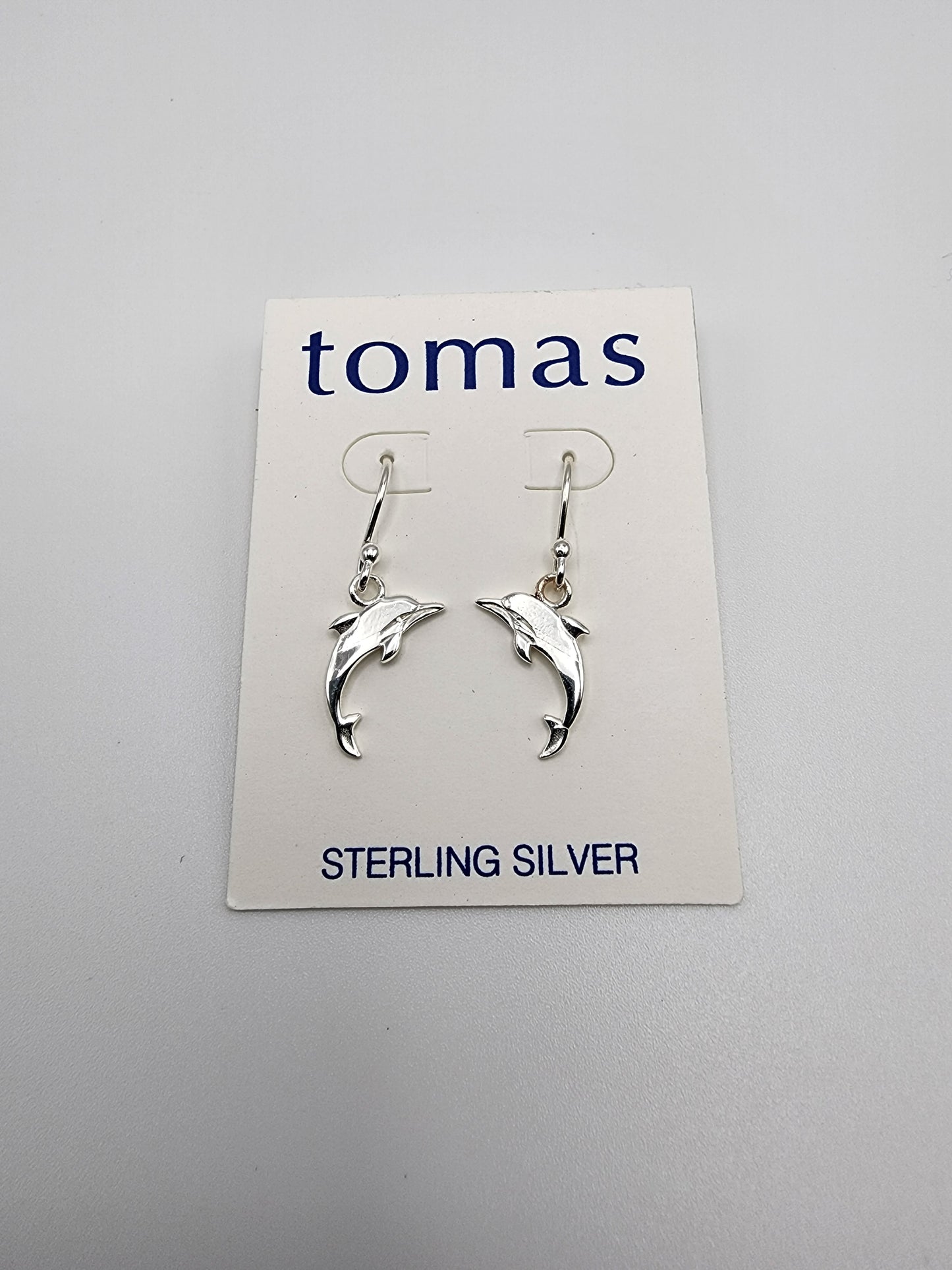Sterling Silver Dolphin Earrings