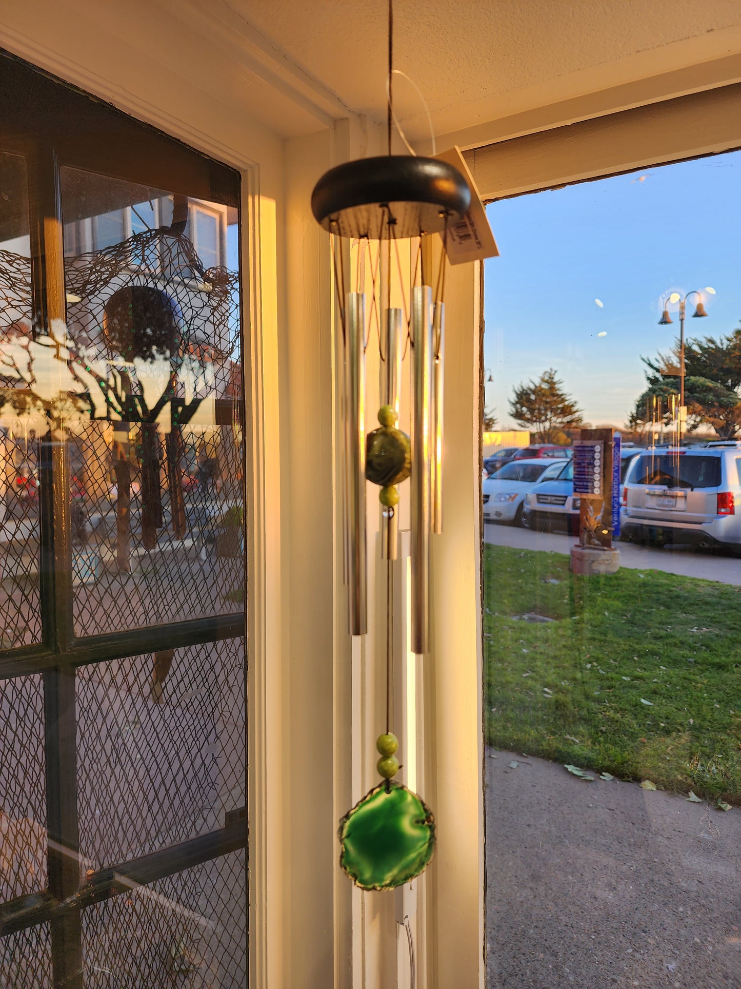 Agate Chime with Stone